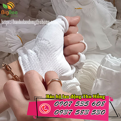 găng tay hở 5 ngón chạy xe đủ màu