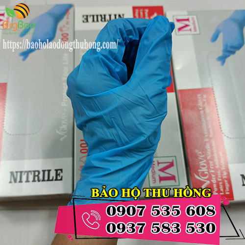 găng tay không bột nitrile vglove
