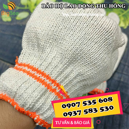 găng tay len kem 100g dày dặn dệt từ len cotton