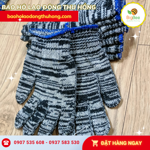 Găng tay len muối tiêu 50g cháy hàng tại Thu Hồng Găng tay len muối tiêu 50g cháy hàng tại Thu Hồng