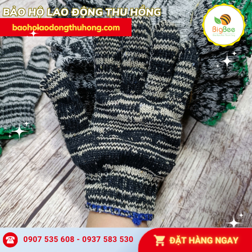 Găng tay len muối tiêu 50g Thu Hồng sợi mịn - không xù lông Găng tay len muối tiêu 50g Thu Hồng sợi mịn - không xù lông