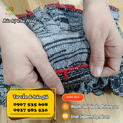 Găng tay len muối tiêu 70g dày bền sử dụng tốt Găng tay len muối tiêu 70g dày bền sử dụng tốt