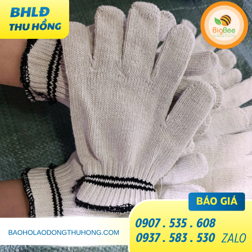 Găng tay len sợi hái sầu riêng 2 viền đẹp Găng tay len sợi hái sầu riêng 2 viền đẹp