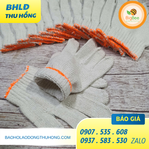 Găng tay len sợi hái sầu riêng chống trầy Găng tay len sợi hái sầu riêng chống trầy