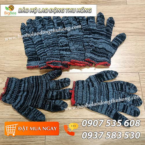 Găng tay màu muối tiêu 40g kim 7 kích thước freesize nam nữ Găng tay màu muối tiêu 40g kim 7 kích thước freesize nam nữ