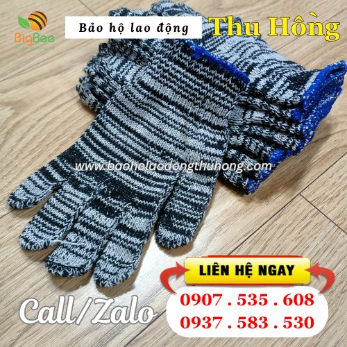 Găng tay muối tiêu 60g bảo hộ công nhân lao động Găng tay muối tiêu 60g bảo hộ công nhân lao động