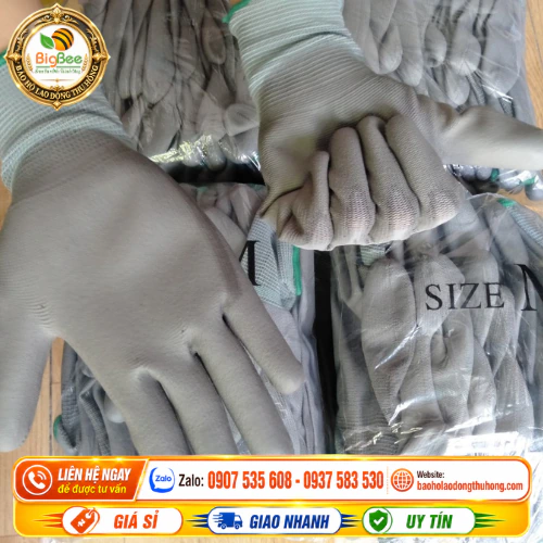 Găng tay phủ bàn PU Găng tay phủ bàn PU cho xưởng lắp ráp