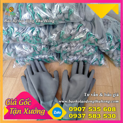 Găng tay phủ PU bàn cho ngành điện tử, phòng sạch Găng tay phủ PU bàn cho ngành điện tử, phòng sạch