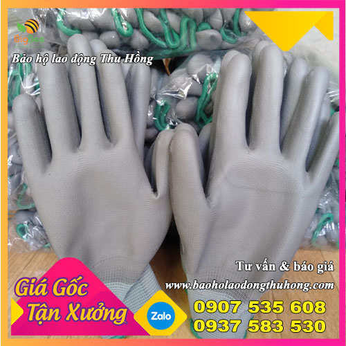 Găng tay phủ PU bàn chống tĩnh điện size S - M - L Găng tay phủ PU bàn chống tĩnh điện size S - M - L
