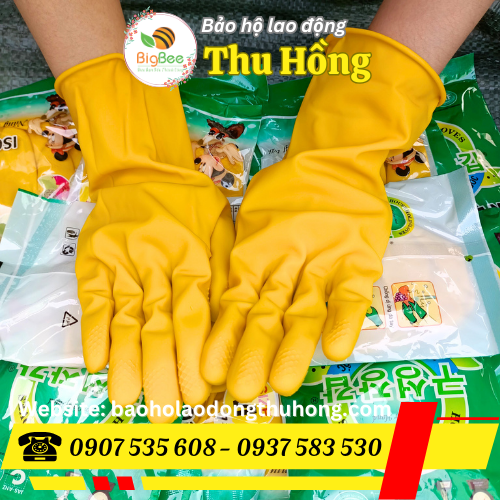 Găng tay rửa chén Hợp Thành chống nước Găng tay rửa chén Hợp Thành chống nước