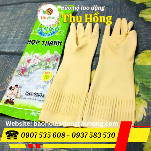 Găng tay rửa chén Hợp Thành giá rẻ size S M L Găng tay rửa chén Hợp Thành giá rẻ size S M L