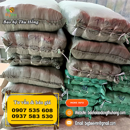 Găng tay sợi poly giá sỉ 1 bao 500 đôi