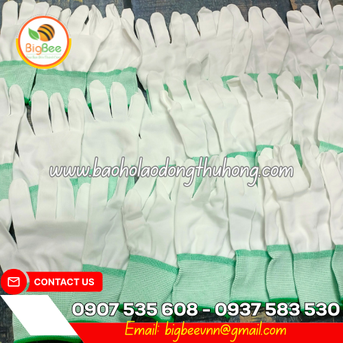 Găng tay thun không phủ PU giá rẻ tại TPHCM Găng tay thun không phủ PU giá rẻ tại TPHCM