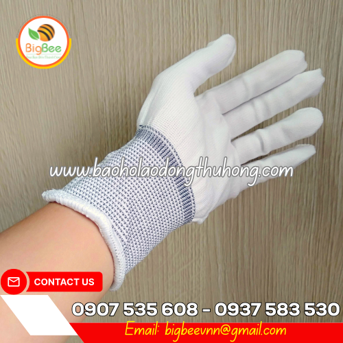 Găng tay thun không phủ Pu nhiều size Găng tay thun không phủ Pu nhiều size