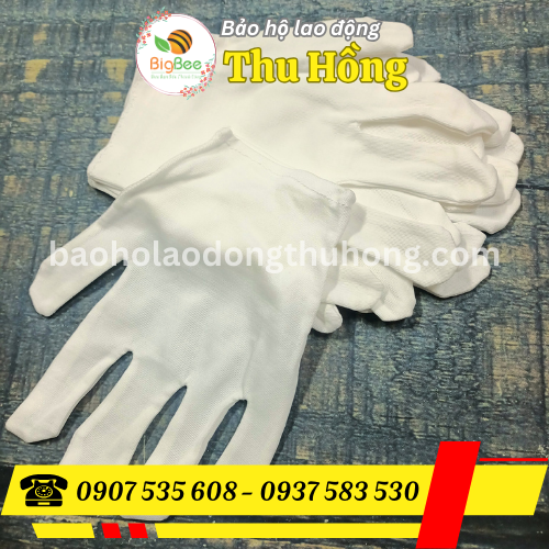 Găng tay thun L+2 mỏng mịn không xù lông Găng tay thun L+2 mỏng mịn không xù lông