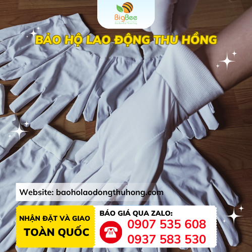 Găng tay thun lạnh bo cổ tay Găng tay thun lạnh bo cổ tay chống trơn tuột khi thao tác