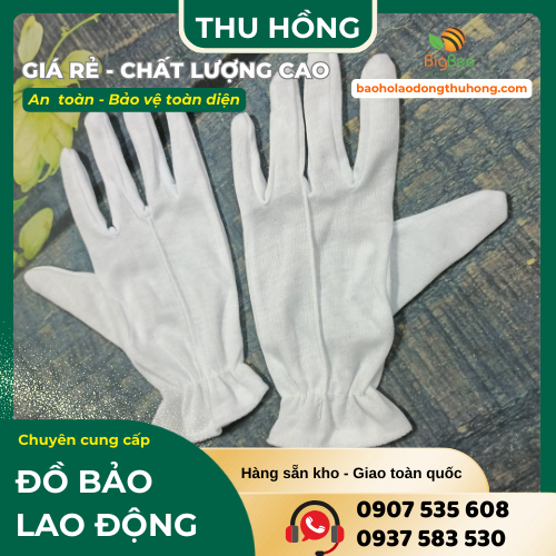 Găng tay thun lạnh ráp kẻ Hàn Quốc Găng tay thun lạnh ráp kẻ Hàn Quốc