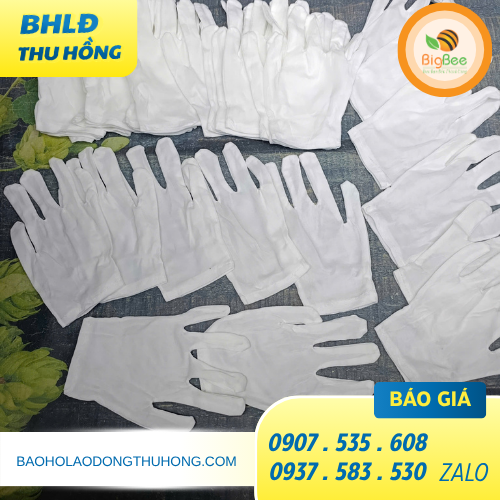 Găng tay thun trắng mỏng giá sỉ siêu rẻ Găng tay thun trắng mỏng giá sỉ siêu rẻ