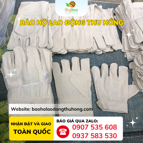 Găng tay vải bạt 9 giá rẻ tại TPHCM Găng tay vải bạt 9 giá rẻ tại TPHCM