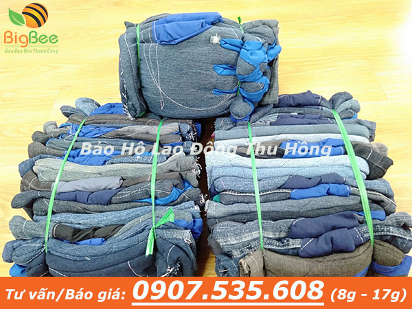 găng tay vải Jean chịu nhiệt giá sỉ rẻ nhất HCM