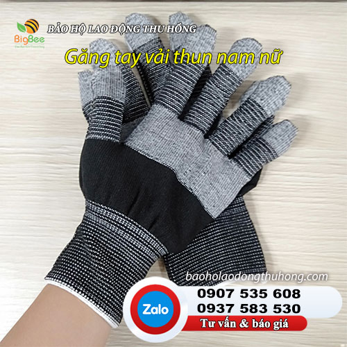 Găng tay vải thun chuyên dùng lái xe máy, đi đường Găng tay vải thun lái xe máy 01