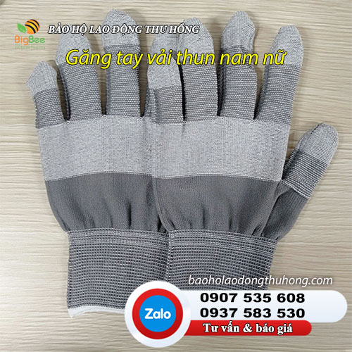 Găng tay thun lái xe máy mềm mịn, co giãn tốt Găng tay vải thun lái xe máy 02