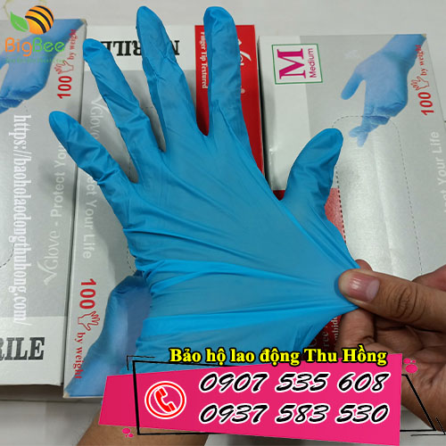 Găng tay Vglove Nitrile màu xanh có tốt không?