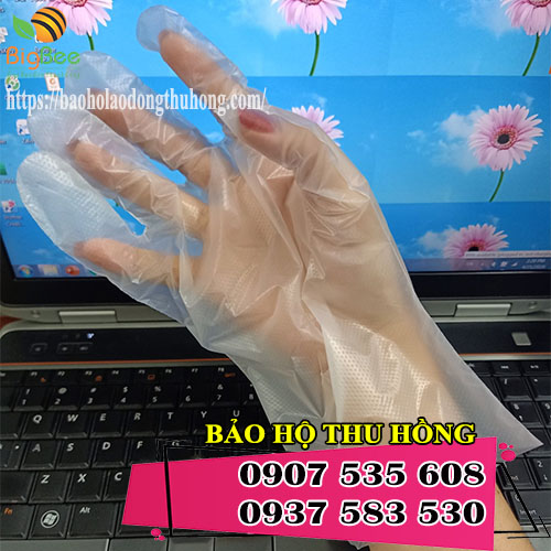găng tay xốp chế biến thực phẩm nhựa HDPE