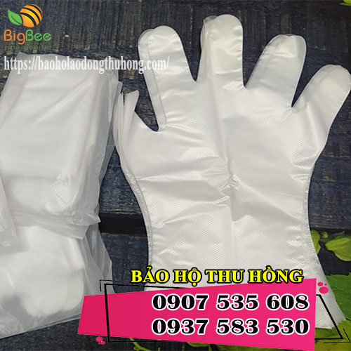 găng tay xốp chế biến thực phẩm