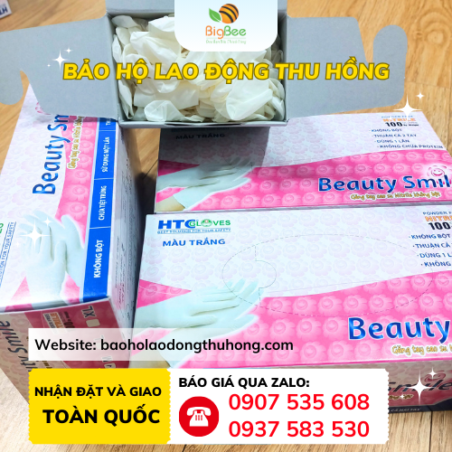 Găng tay y tế dùng 1 lần HTC Nitrile Găng tay y tế HTC Nitrile cho nha khoa dùng 1 lần an toàn