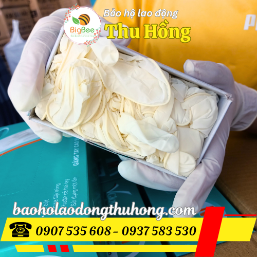 Găng tay y tế Latex có bột Vglove chưa tiệt trùng hộp 100 cái Găng tay y tế Latex có bột Vglove chưa tiệt trùng hộp 100 cái