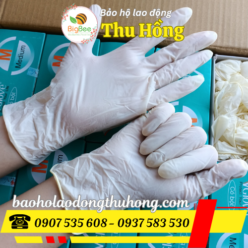 Găng tay y tế Latex có bột Vglove Găng tay y tế Latex có bột Vglove
