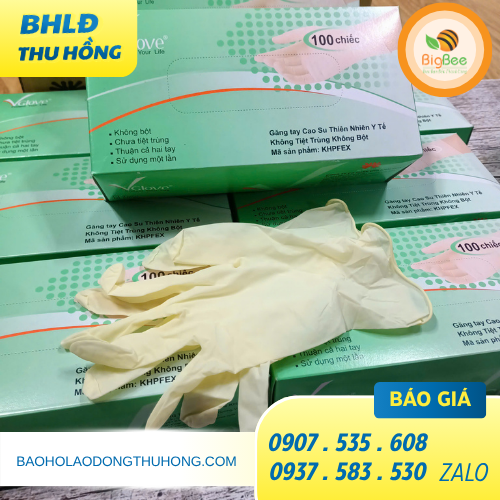 Găng tay y tế Vglove không bột bỏ sỉ cho phòng khám Găng tay y tế Vglove không bột bỏ sỉ cho phòng khám