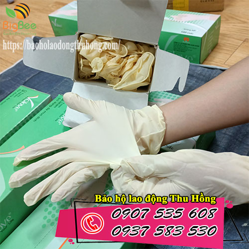 Găng tay y tế Vglove không bột dẻo dai, khó rách