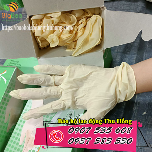 găng tay y tế Vglove không bột Khải Hoàn