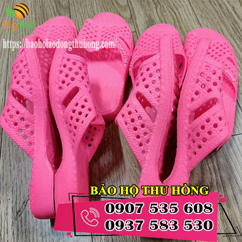 giá bán sỉ dép nhựa tổ ong màu hồng năm 2023