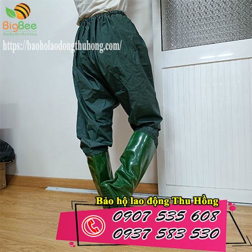 giá rẻ ủng cao su liền quần lội nước chống thấm