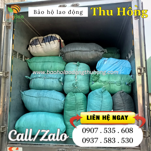 Giao hàng 20 bao vải lau màu đi Bình Thuận 02 Giao hàng 20 bao vải lau màu đi Bình Thuận 02