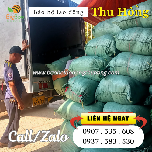 Giao hàng 20 bao vải lau màu đi Bình Thuận 04 Giao hàng 20 bao vải lau màu đi Bình Thuận 04