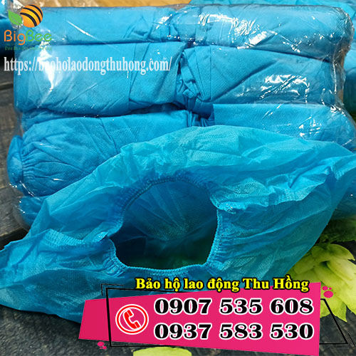 giao miễn phí bao giày phòng sạch vải khồng dệt giá rẻ