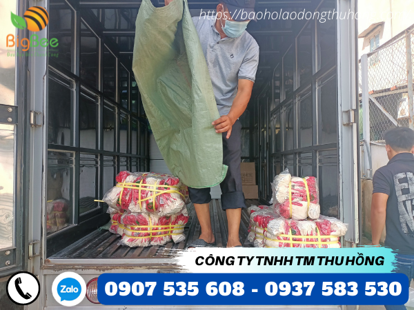 giao sỉ bao tay len nhúng nhựa đỏ tại Phú Nhuận 2