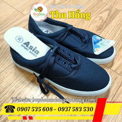 Giày Asia buộc dây chất liệu vải bạt mềm Giày Asia buộc dây chất liệu vải bạt mềm