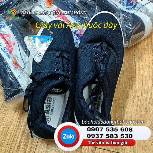 Giày Asia buộc dây hàng nội địa Giày Asia buộc dây size nam nữ 01