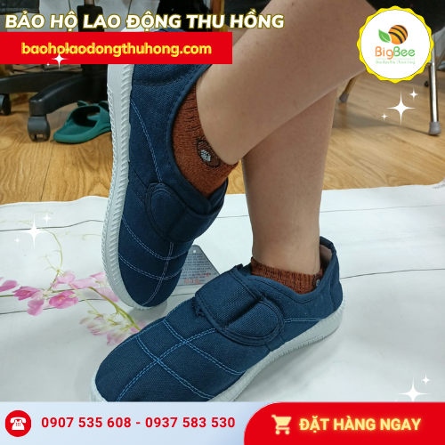 Giày Asia quai dán màu xanh chính hãng Giày Asia quai dán màu xanh chính hãng