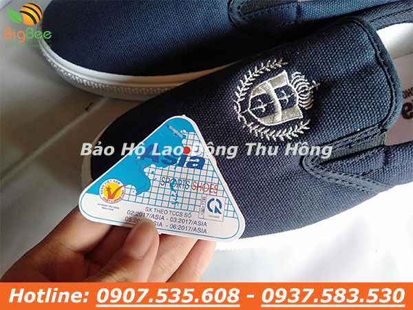 Giày ASÍA xanh đen hàng Việt Nam chính hãng