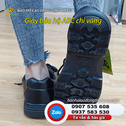 Giày bảo hộ ABC chỉ vàng 02 Giày bảo hộ ABC chỉ vàng 02