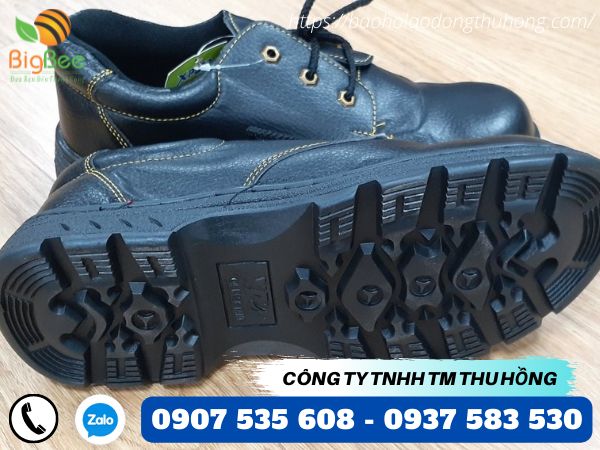 Giày bảo hộ công nhân ABC chỉ vàng