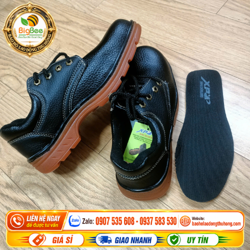 Giày bảo hộ đế kếp vàng XP chống dầu công nghiệp Giày bảo hộ đế kếp vàng XP chống dầu công nghiệp