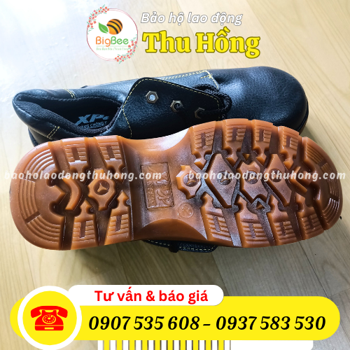 Giày bảo hộ lao động XP màu đen đế kếp Giày bảo hộ lao động XP màu đen đế kếp