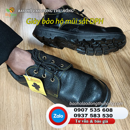 Giày bảo hộ mũi sắt DPH màu đen 02 Giày bảo hộ mũi sắt DPH màu đen 02